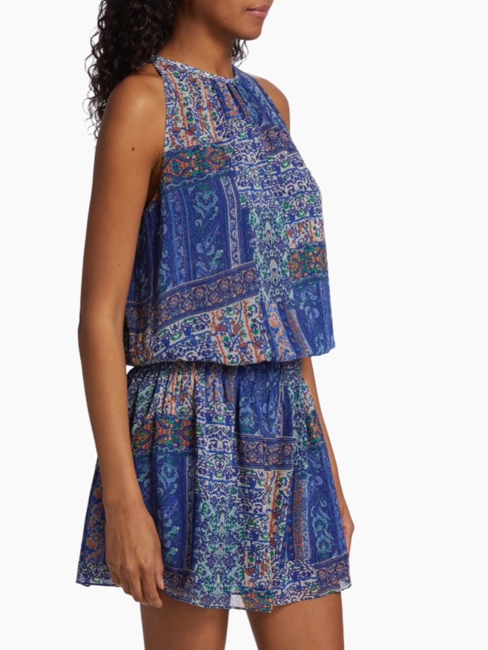 Ramy Brook’s Paris Mini Dress Size M in Cabana Blue - Picture 5 of 9